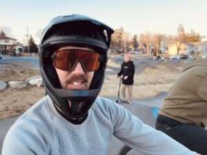 Francis à la pumptrack