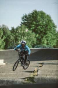 Félix Maltais en BMX