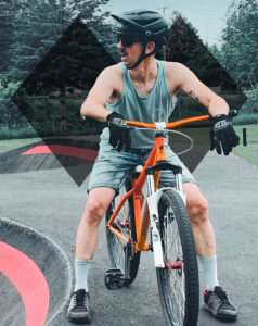 Francis Tétrault à la pumptrack