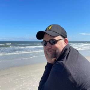 Guillaume Simard sur la plage