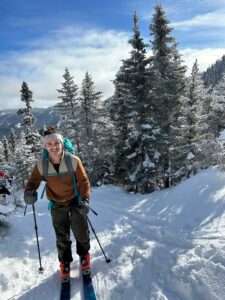 Félix Maltais en randonnées alpine