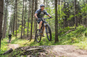 Jerome Pelland, Leader expérience, à vélo de montagne