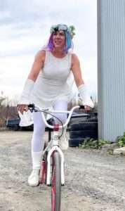 Stéphanie St-Pierre à BMX