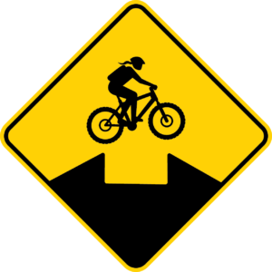 Panneau-saut fosse