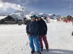Nathalie Chagnon en ski alpin