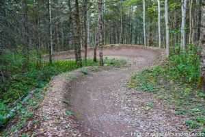 Nouvelle piste Flow du réseau entretenu par Le club cycliste La meute à Rivière-du-Loup