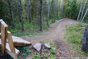 Nouvelle piste Flow du réseau entretenu par Le club cycliste La meute à Rivière-du-Loup