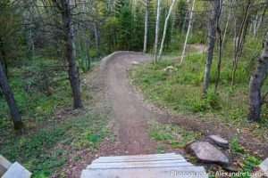 Nouvelle piste Flow du réseau entretenu par Le club cycliste La meute à Rivière-du-Loup