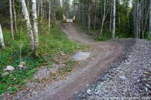 Nouvelle piste Flow du réseau entretenu par Le club cycliste La meute à Rivière-du-Loup