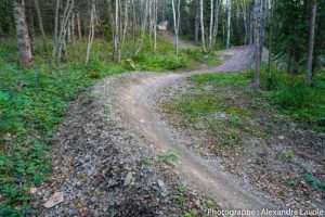 Nouvelle piste Flow du réseau entretenu par Le club cycliste La meute à Rivière-du-Loup