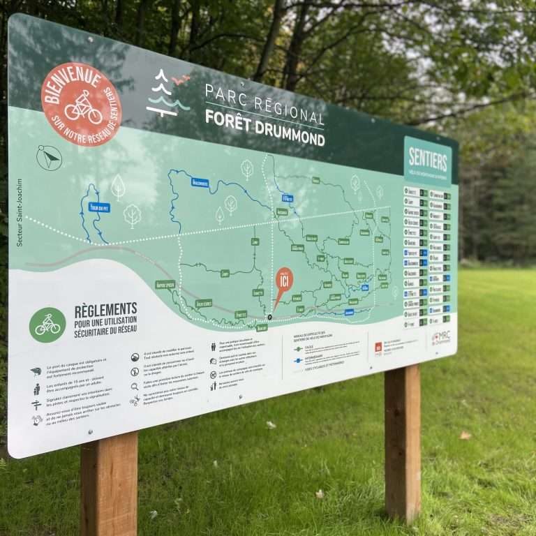 Signalisation-Parc-regional-foret-Drummond-1